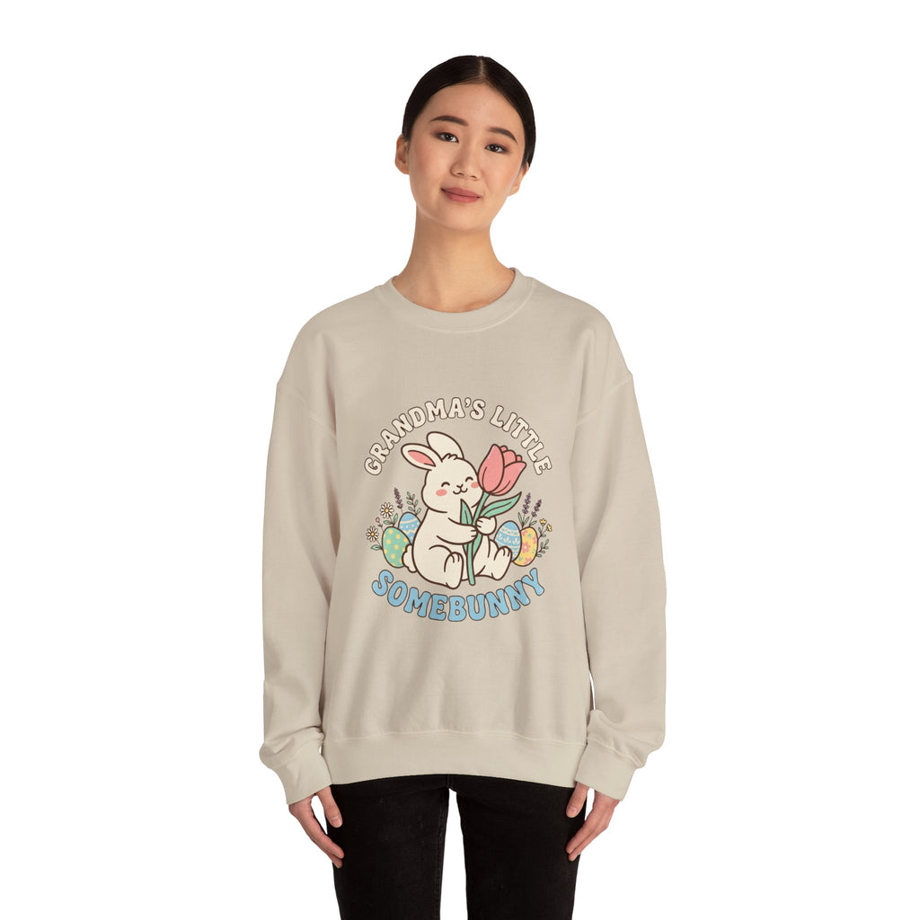 Grandma's Little Somebunny Sweatshirt | Easter bunny aesthetic, pastel spring