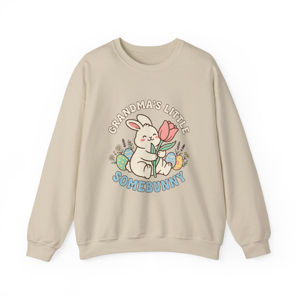 Grandma's Little Somebunny Sweatshirt | Easter bunny aesthetic, pastel spring