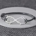 Custom Name Infinity Bracelet | Sterling Silver Mom Jewelry