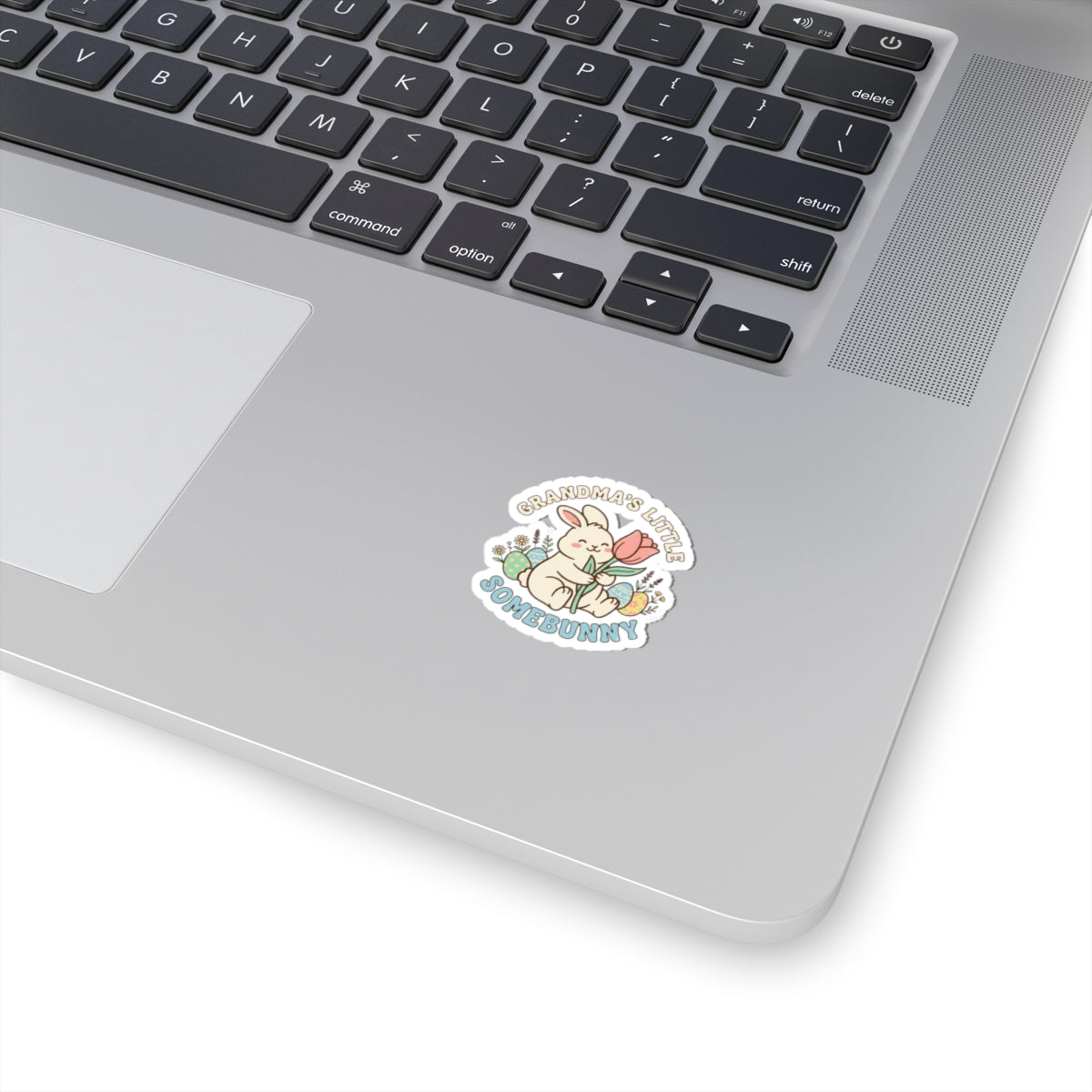 Grandma’s Little Somebunny Kiss-Cut Stickers | Easter Bunny Aesthetic, Pastel Spring